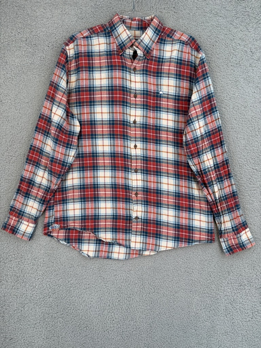 Southern Shirt Men's Large long sleeve button down Plaid Shirt chest pocket